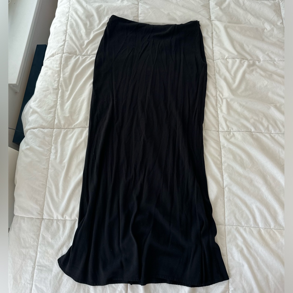 black maxi hm skirt